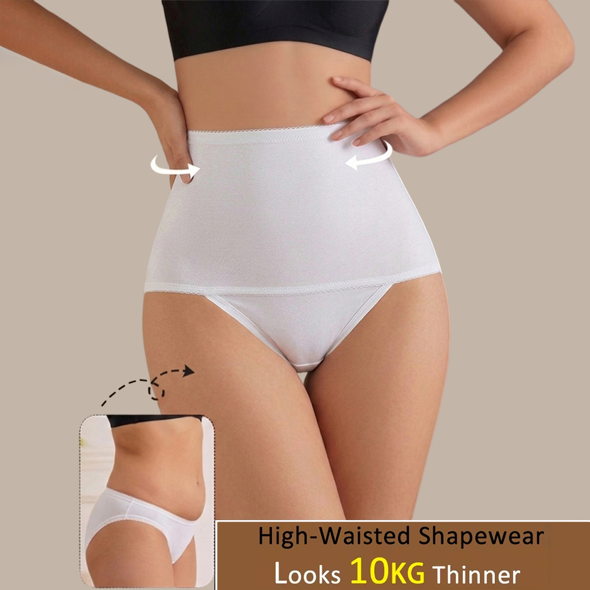 Body Jewelry Underwear - Women High Waist Tummy Control Shaping