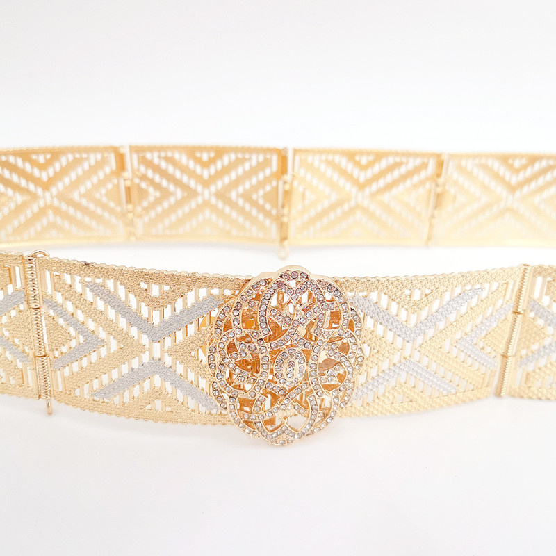 Body Jewelry Types - Moroccan Lady Contracted Waist Chain Gown