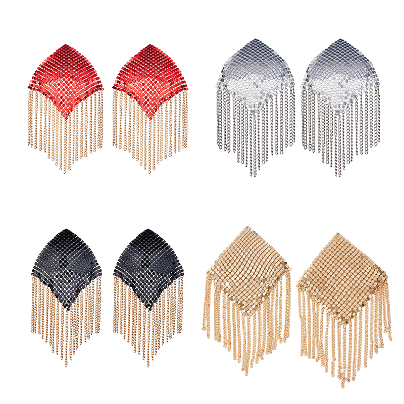 Body Jewelry Nipple Chain - 1Pair Women Tassel Chain Nipple Covers
