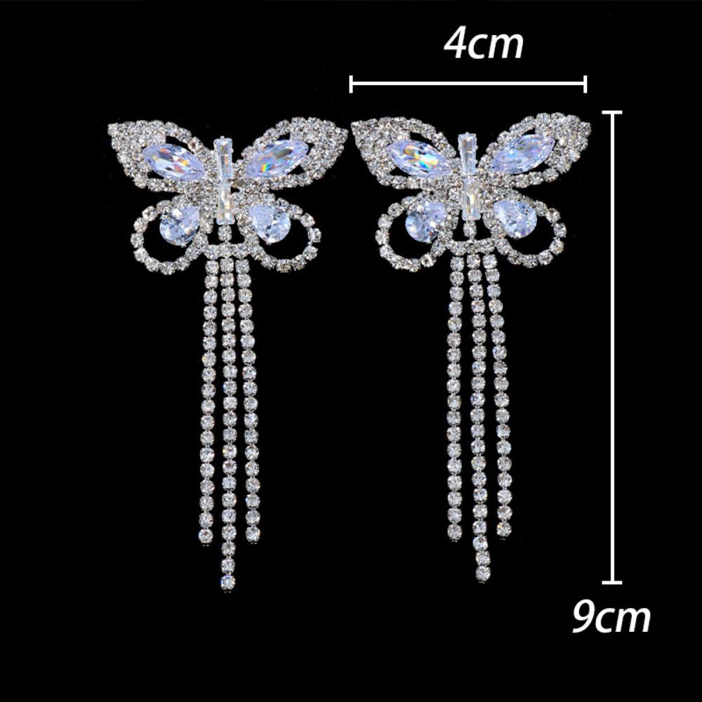 Sexy Rhinestone Butterfly Tass - Body Jewelry Nipple Chain incelemesi ve fiyatı