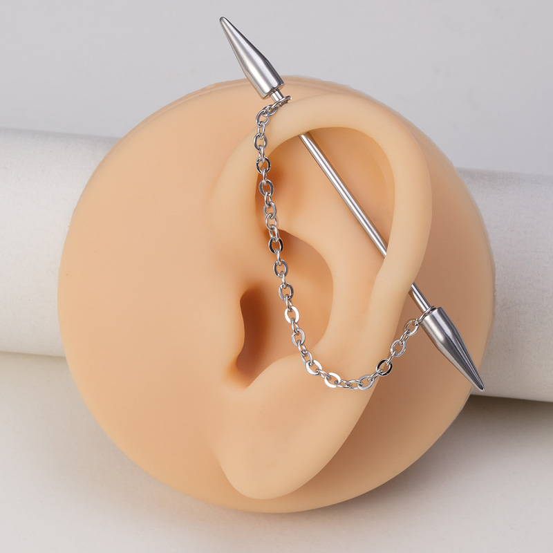 1pc Industrial Piercing Barbel - Industrial Barbell Long incelemesi ve fiyatı