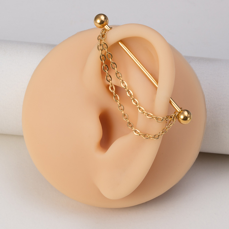 1pc Industrial Piercing Barbel - Industrial Barbell Long incelemesi ve fiyatı