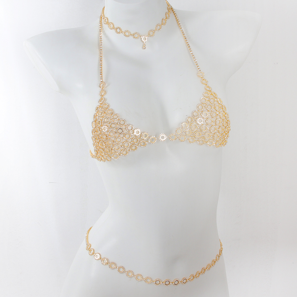 Fashionable Circular Splicing  - Body Jewelry Harness incelemesi ve fiyatı
