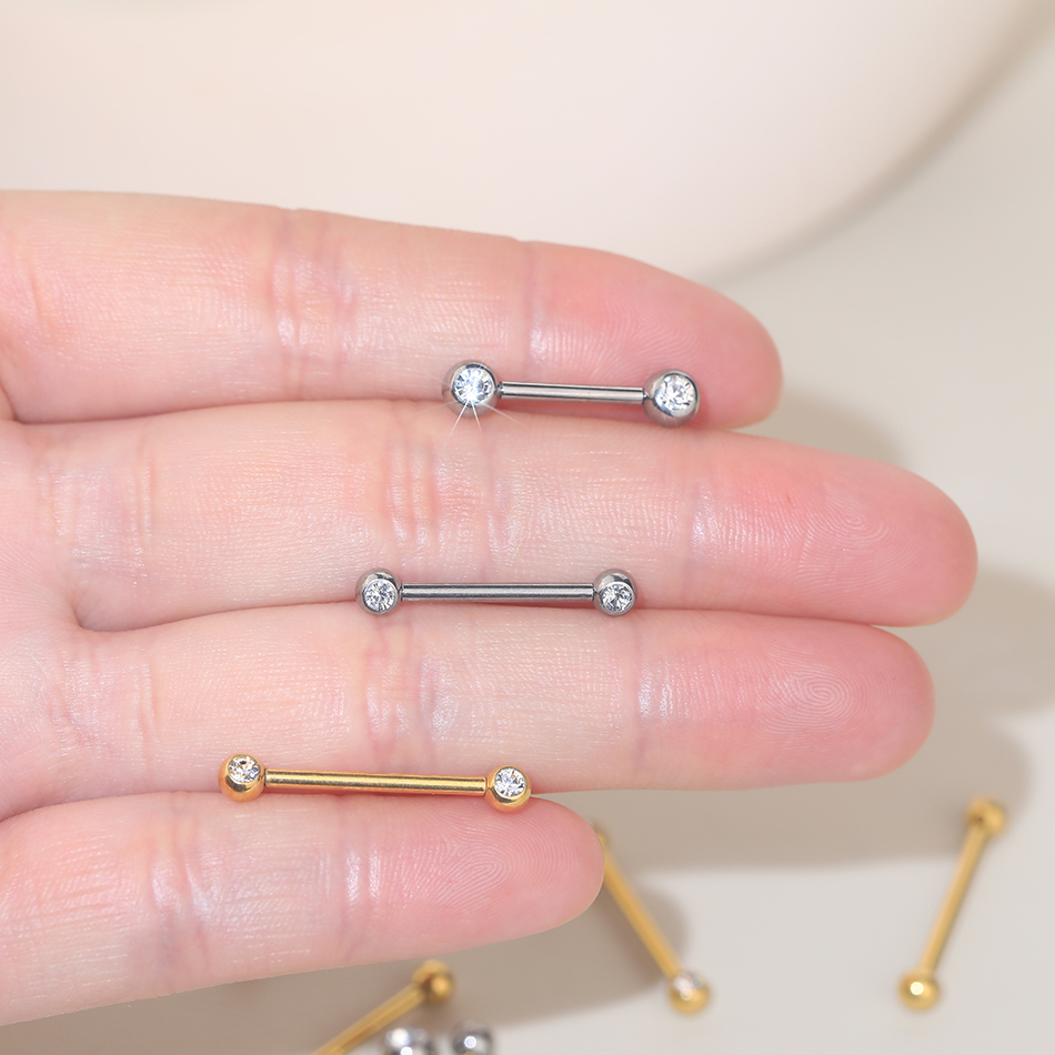 1/5PCS Titanium Internally Thr - Body Jewelry Barbell incelemesi ve fiyatı