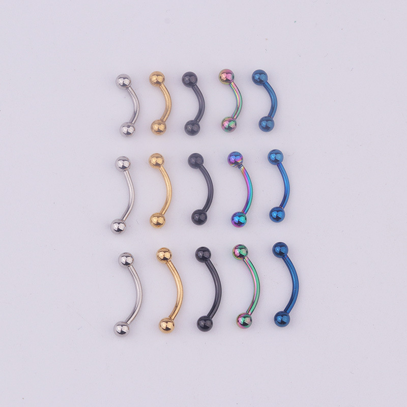 5pcs/lot 16G 316L Stainless St - Body Jewelry Barbell incelemesi ve fiyatı
