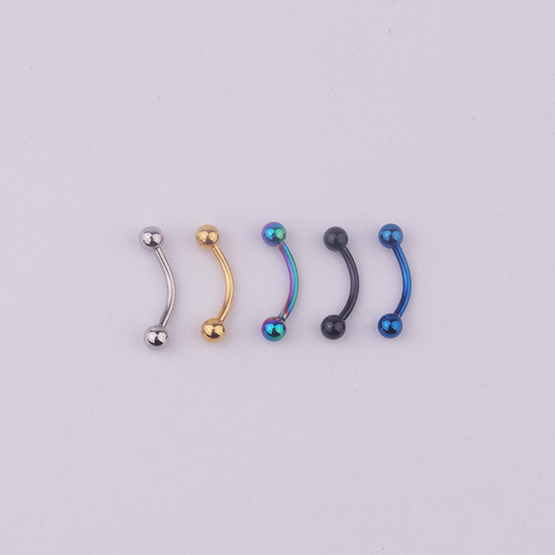 5pcs/lot 16G 316L Stainless St - Body Jewelry Barbell incelemesi ve fiyatı