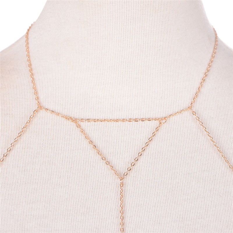 Gold Silver Fashion Link Chain - Body Jewelry Harness incelemesi ve fiyatı