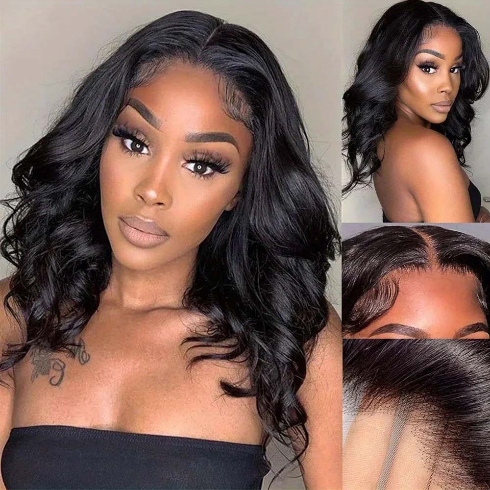 5X5 4X4 Glueless Body Wave Bob - Body Jewelry Underwear incelemesi ve fiyatı