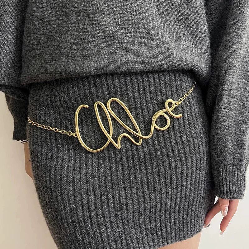 2025 New Retro Gold Letter Wai - Body Jewelry Chains incelemesi ve fiyatı