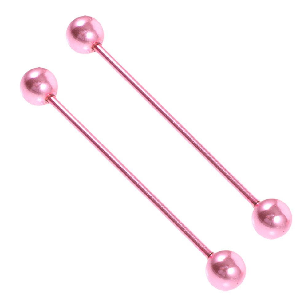2Pcs Ear Cartilage Needle Stai - Industrial Barbell Long incelemesi ve fiyatı