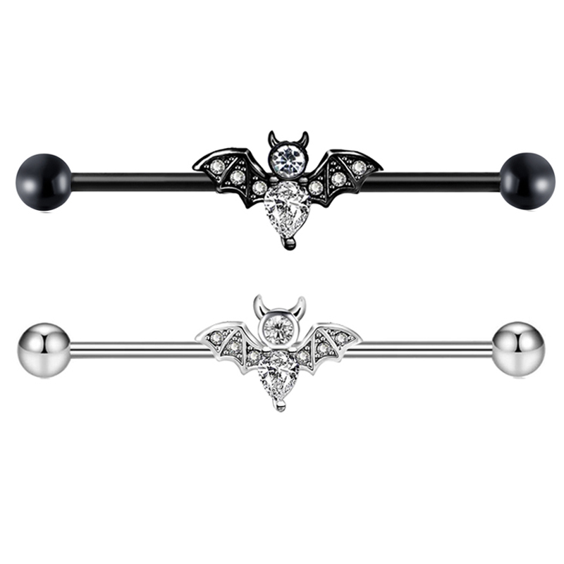 14g Stainless Steel Long Indus - Industrial Barbell Long incelemesi ve fiyatı