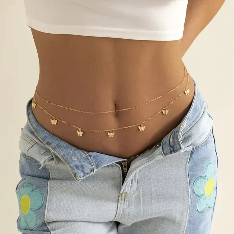 New Charm Sexy Double Layer Bu - Body Jewelry Online incelemesi ve fiyatı