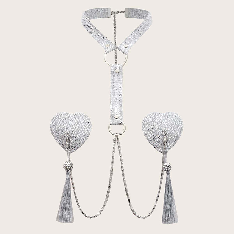 Western Fringe Pasties Chain w - Body Jewelry Nipple Chain incelemesi ve fiyatı