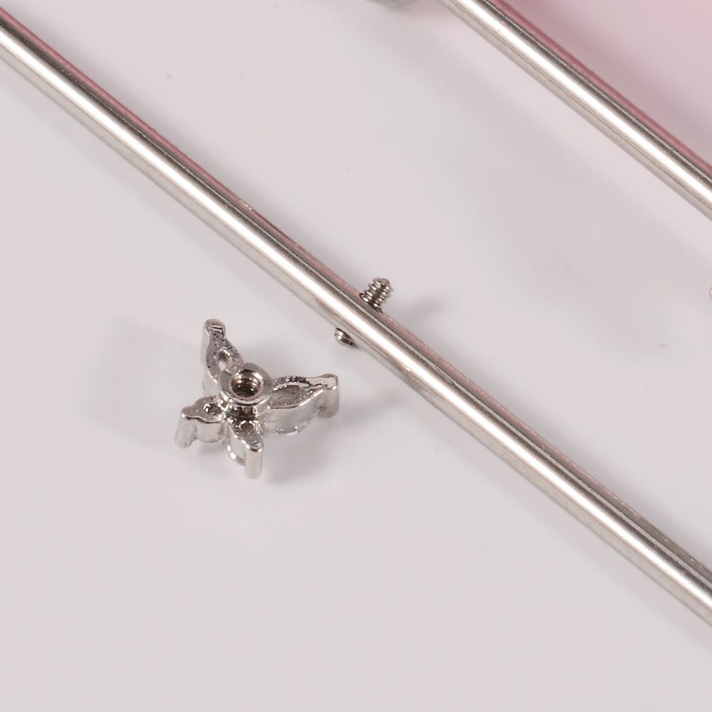 1PC 316L Surgical Steel 14G Sn - Body Jewelry Industrial incelemesi ve fiyatı