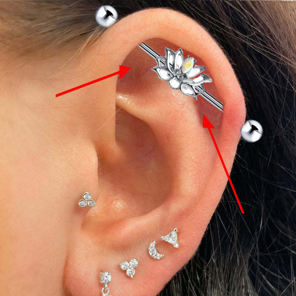 1PC Surgical Steel Industrial  - Industrial Barbell Long incelemesi ve fiyatı