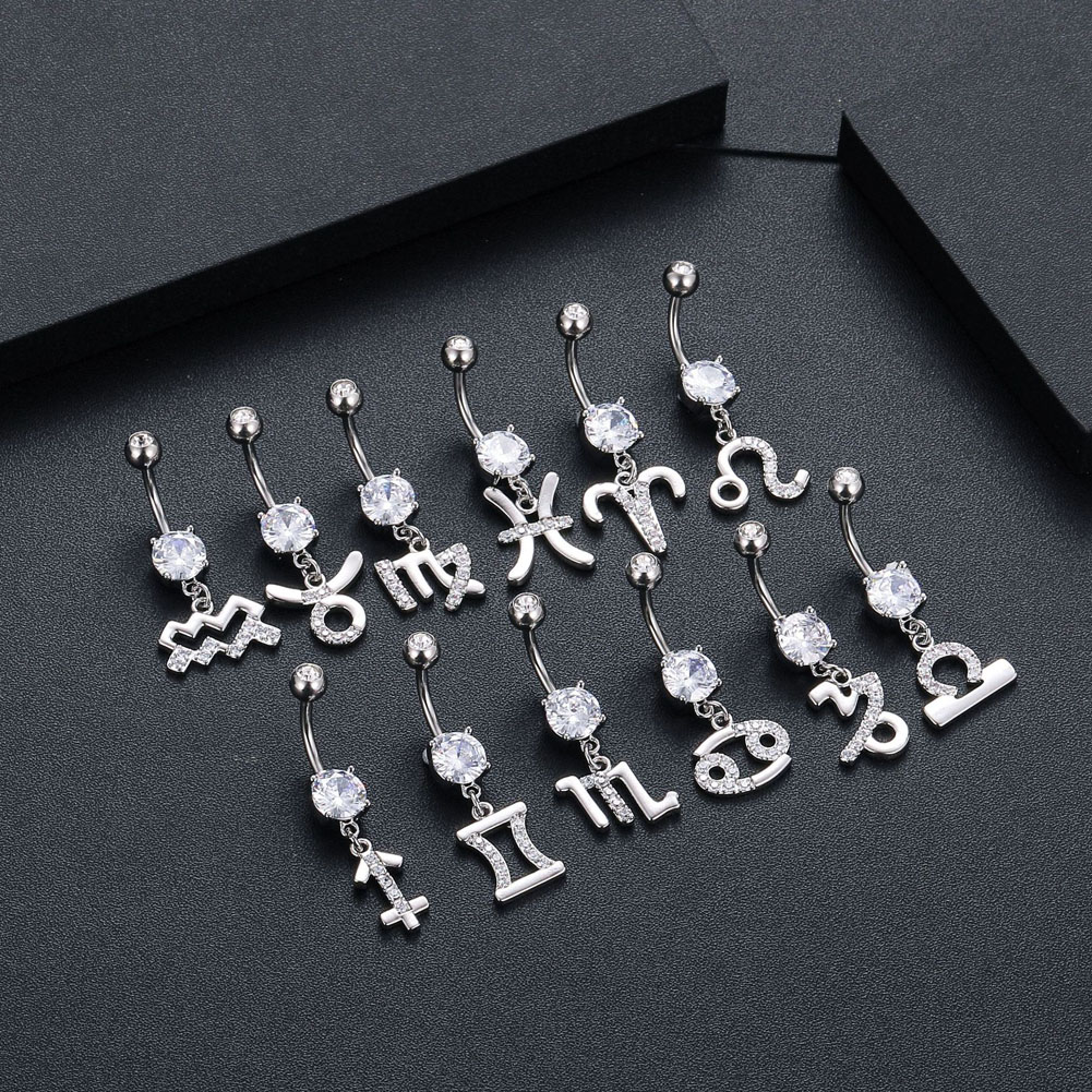 12 Constellation Series Navel  - Body Jewelry Barbell incelemesi ve fiyatı