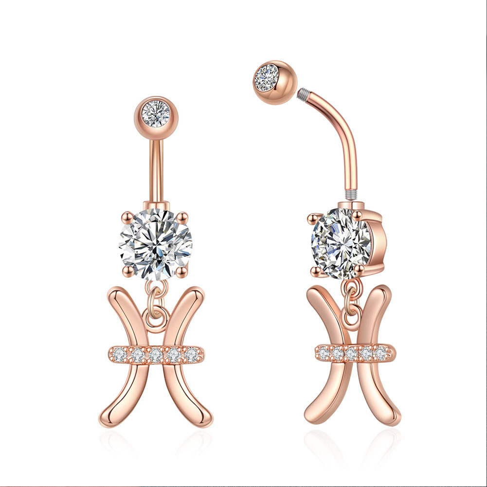 12 Constellation Series Navel  - Body Jewelry Barbell incelemesi ve fiyatı