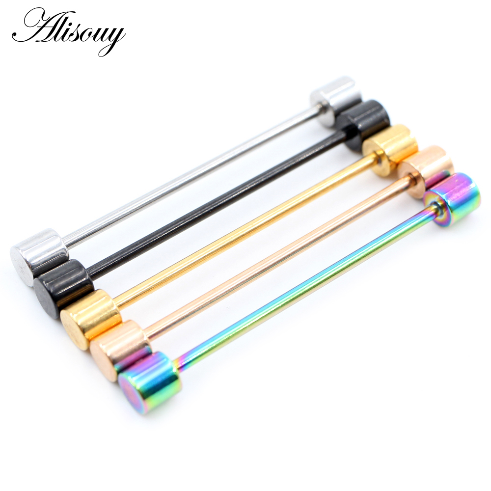 Alisouy 2pcs 14G Stainless Ste - Body Jewelry Industrial incelemesi ve fiyatı