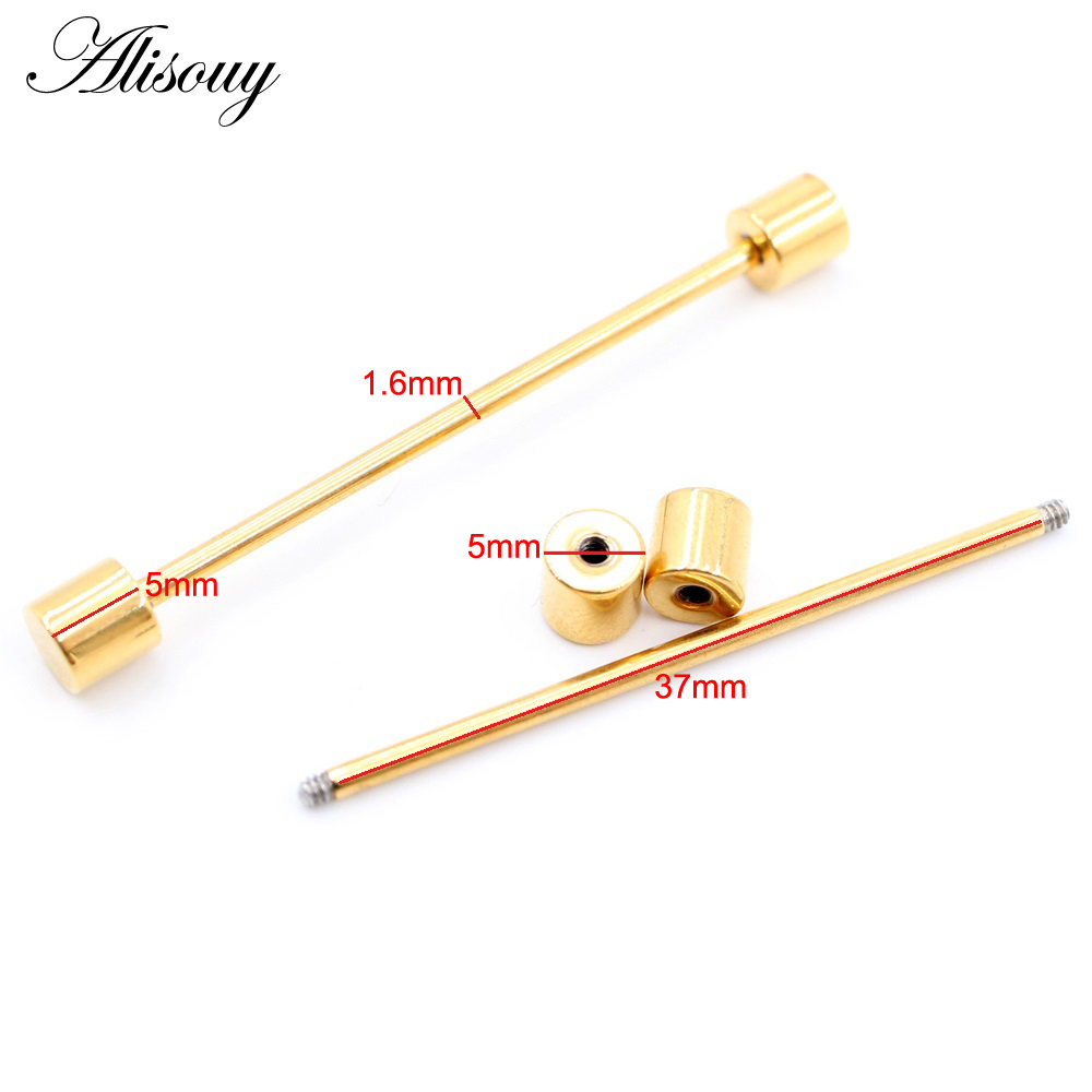 Alisouy 2pcs 14G Stainless Ste - Body Jewelry Industrial incelemesi ve fiyatı