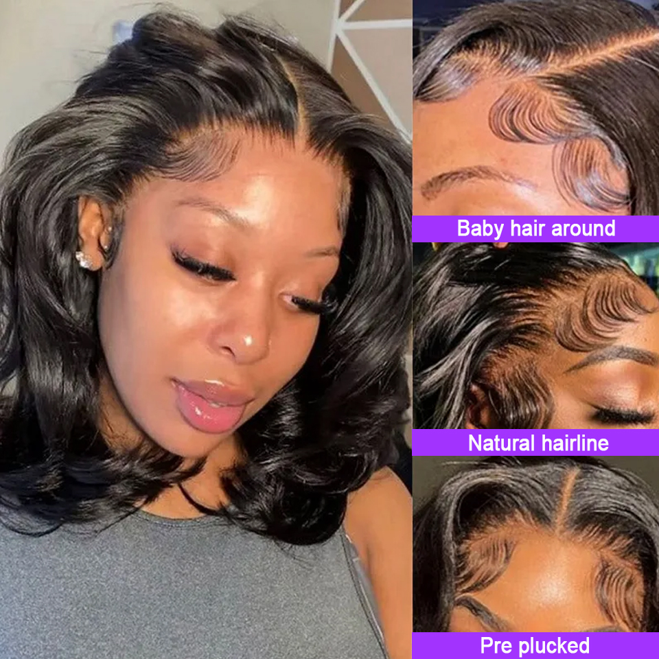 Short Bob Wigs Human Hair Loos - Body Jewelry Underwear incelemesi ve fiyatı