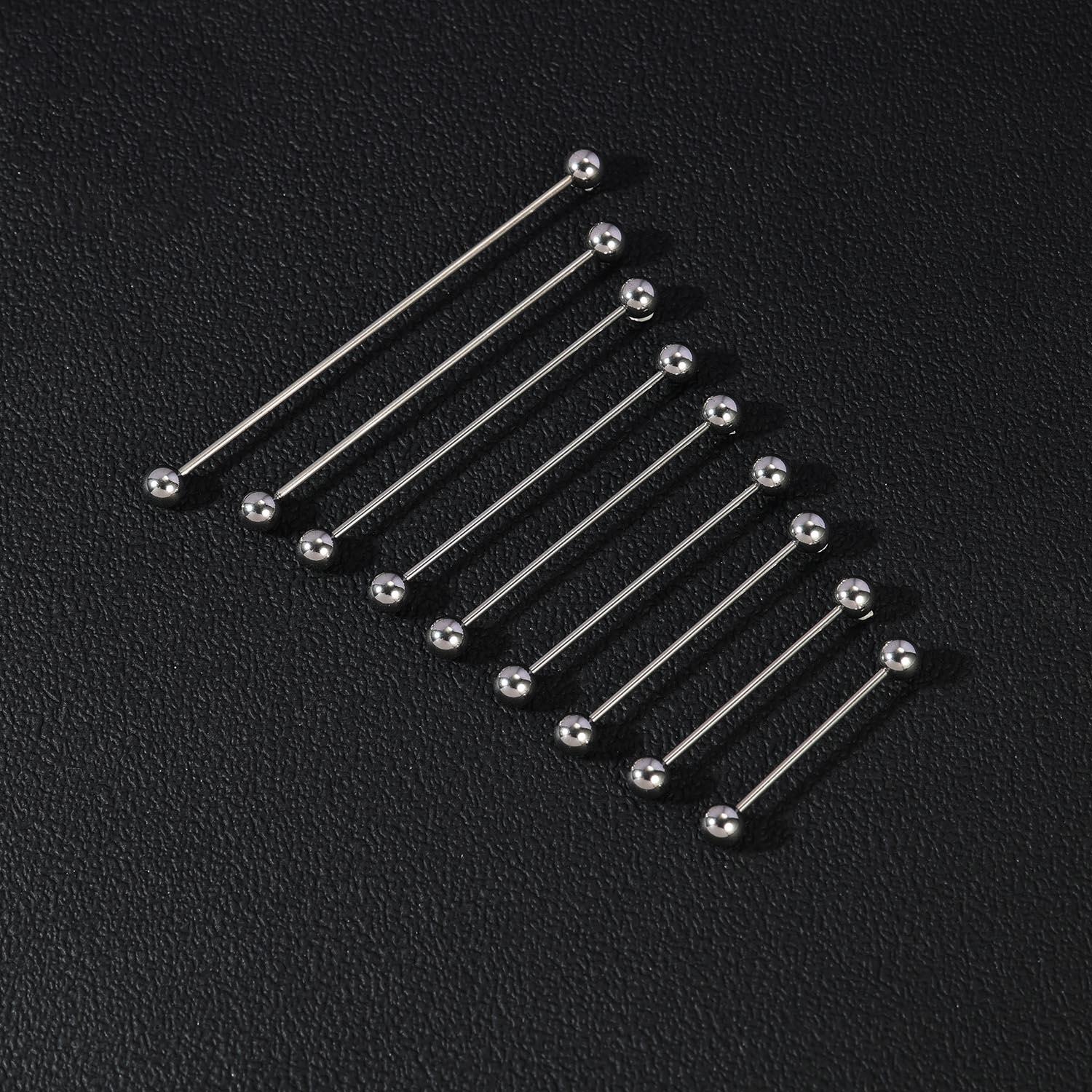 1pc 316L Surgical Steel Indust - Industrial Barbell Long incelemesi ve fiyatı