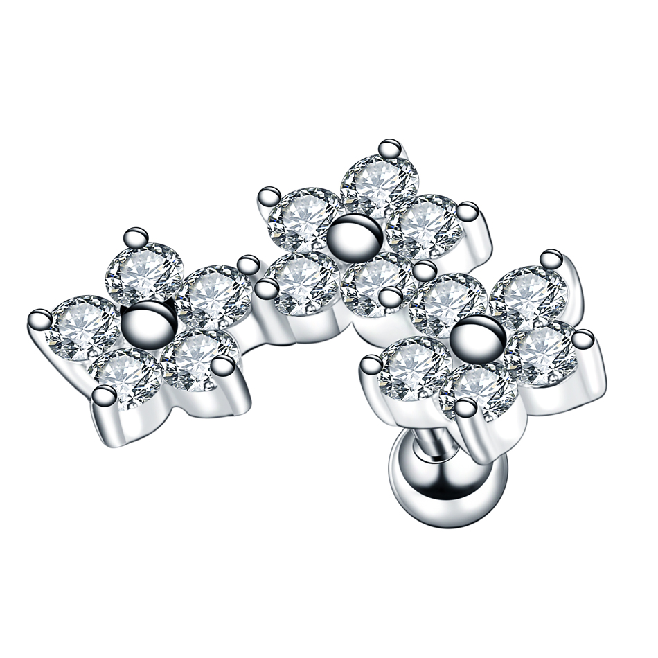 1Pc Steel Ear Cartilage Stud H - Body Jewelry Barbell incelemesi ve fiyatı
