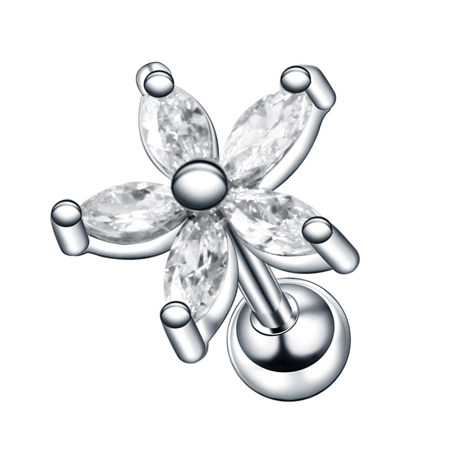 1Pc Steel Ear Cartilage Stud H - Body Jewelry Barbell incelemesi ve fiyatı
