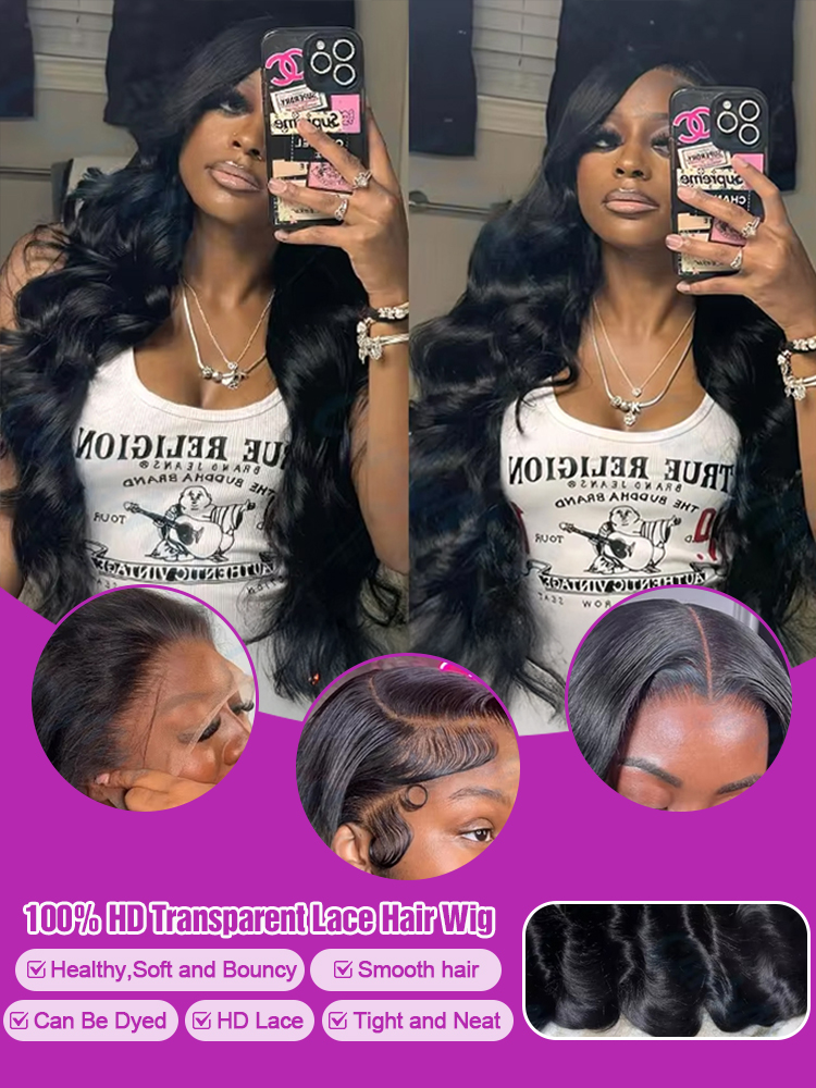 300% 13x6 Body Wave HD Lace Fr - Body Jewelry Underwear incelemesi ve fiyatı
