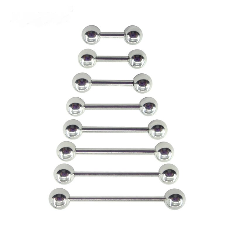 2 Pieces 0.8mm Stainless Steel - Industrial Barbell Long incelemesi ve fiyatı