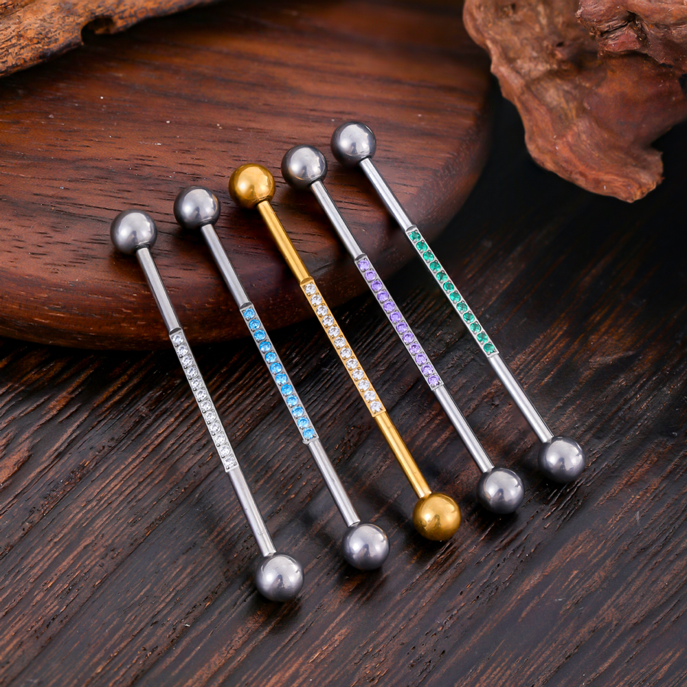G23 Titanium Body Piercing Jew - Industrial Barbell Long incelemesi ve fiyatı