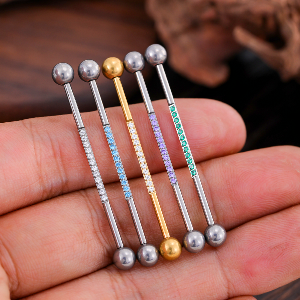G23 Titanium Body Piercing Jew - Industrial Barbell Long incelemesi ve fiyatı