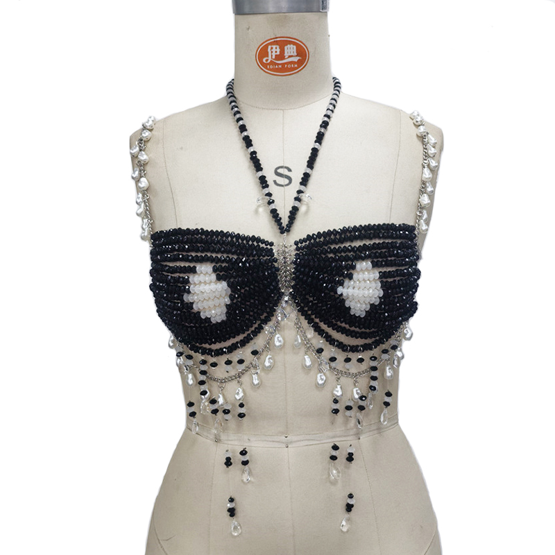 Handmade Female Crystal Body C - Body Jewelry Nipple Chain incelemesi ve fiyatı