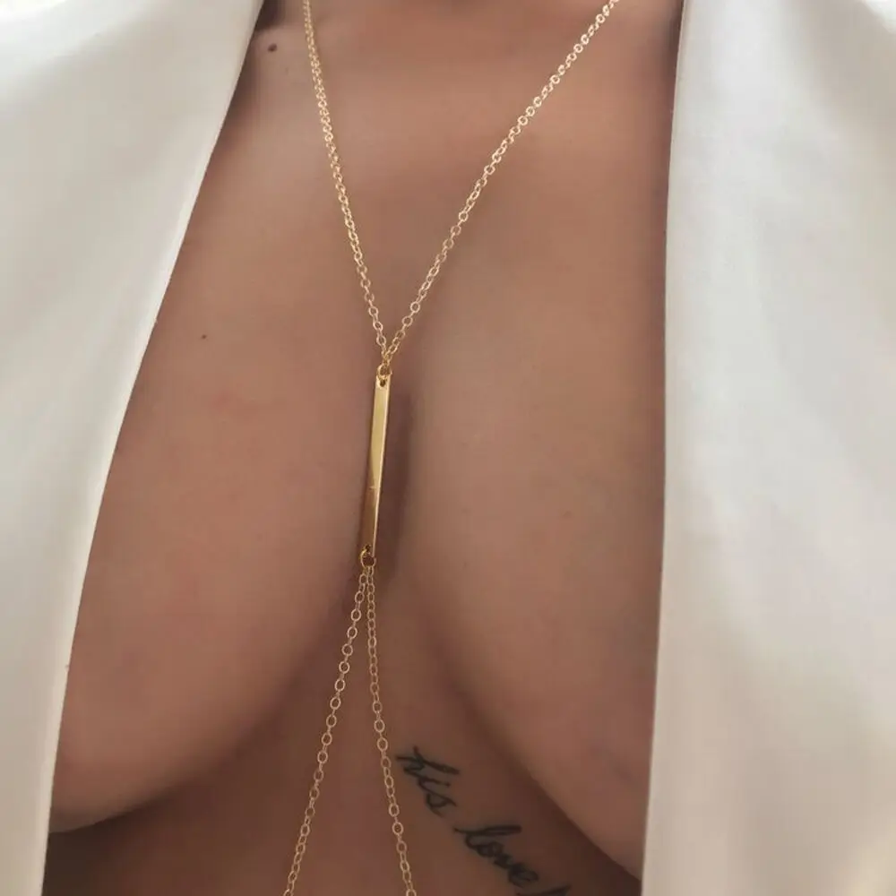 Sexy Metal Chest Chain Harness - Body Jewelry Harness incelemesi ve fiyatı