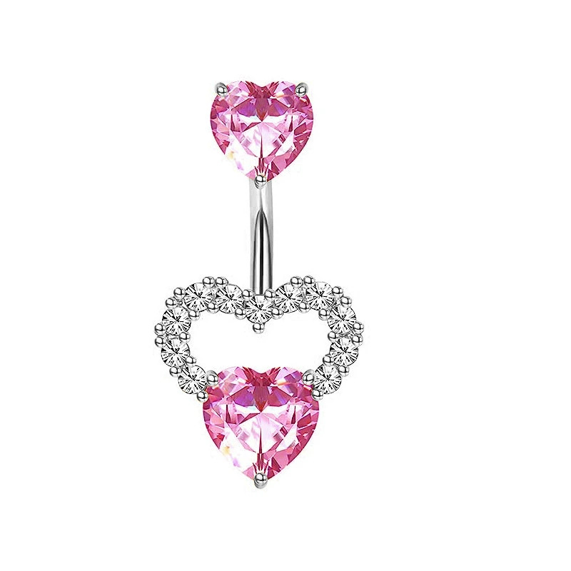 1PCS Pink Crown Belly Button R - Body Jewelry Barbell incelemesi ve fiyatı