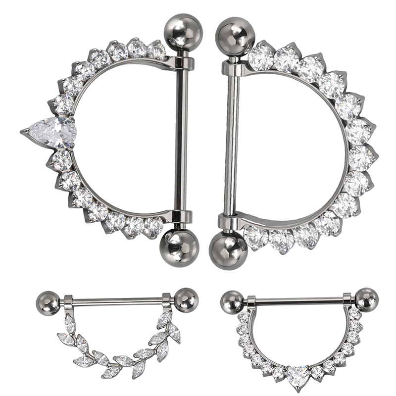 ASTM F136 Titanium PIERC CZ Pa - Body Jewelry Types incelemesi ve fiyatı