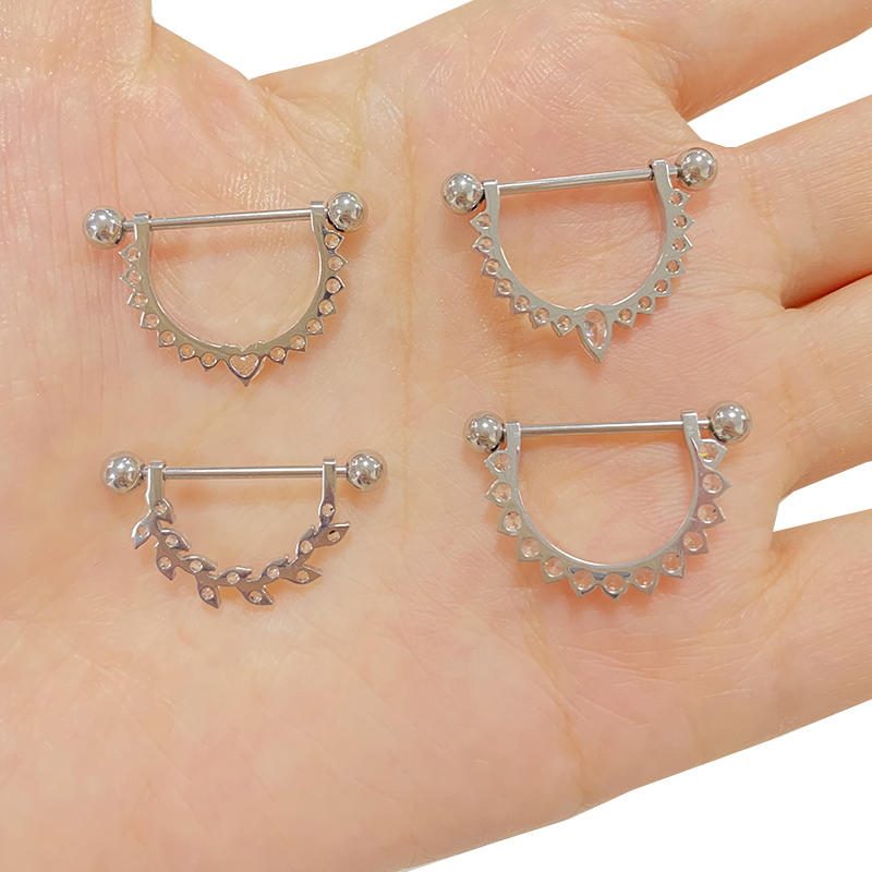 ASTM F136 Titanium PIERC CZ Pa - Body Jewelry Types incelemesi ve fiyatı