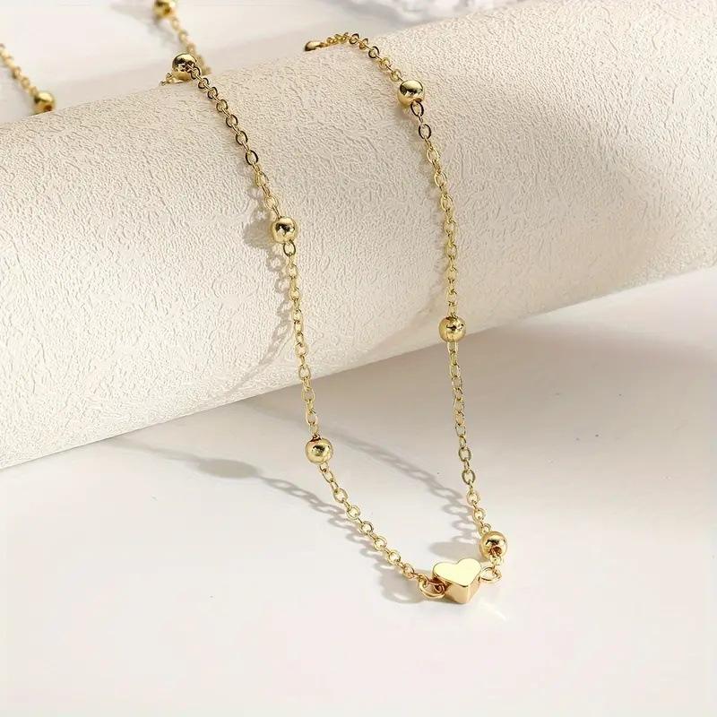 Girls Simple Heart Beaded Bell - Body Jewelry Online incelemesi ve fiyatı