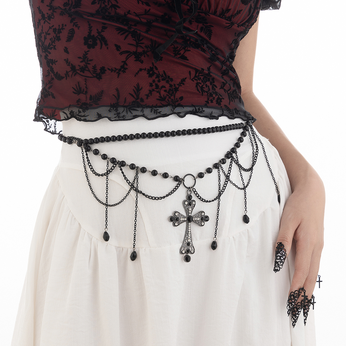 PuRui Gothic Black Multilayer  - Body Jewelry Chains incelemesi ve fiyatı