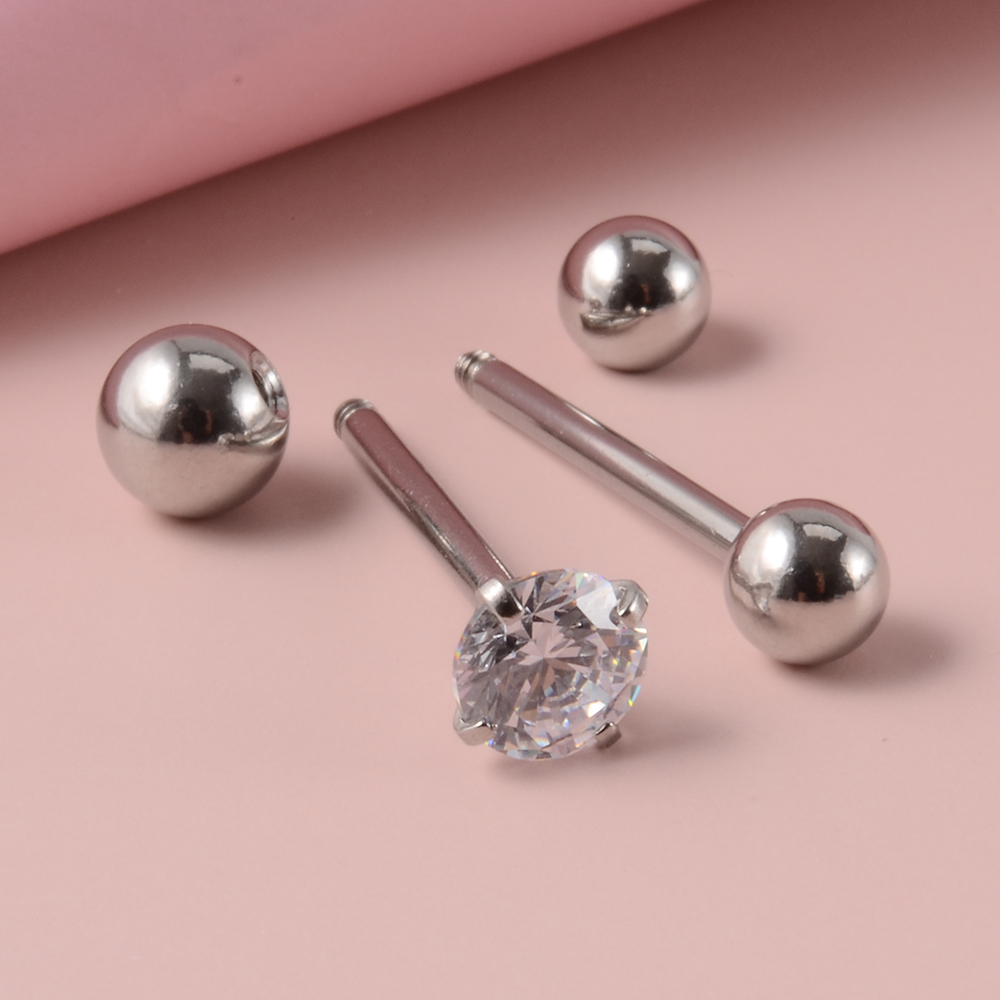 1PCS Surgical Steel Tongue Bar - Body Jewelry Barbell incelemesi ve fiyatı