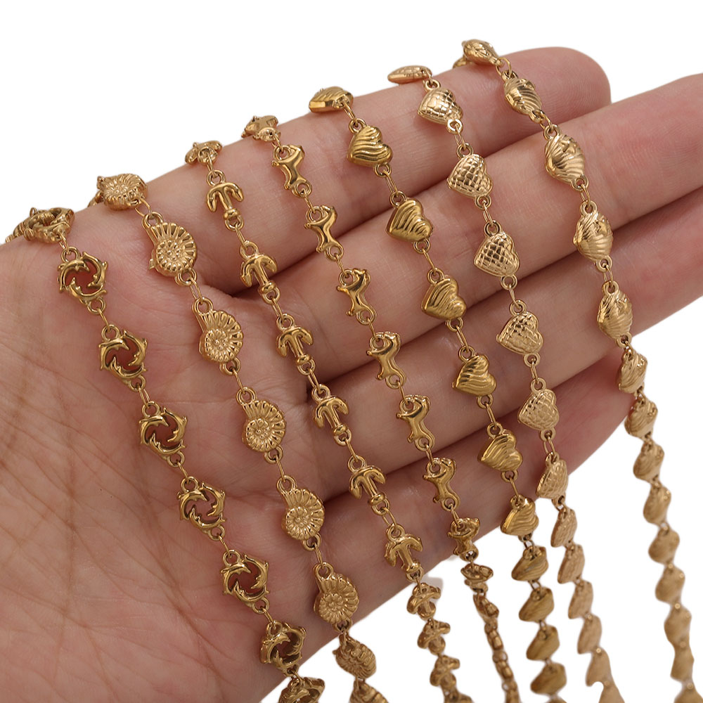 1M PVD Gold Stainless Steel He - Body Jewelry Chains incelemesi ve fiyatı