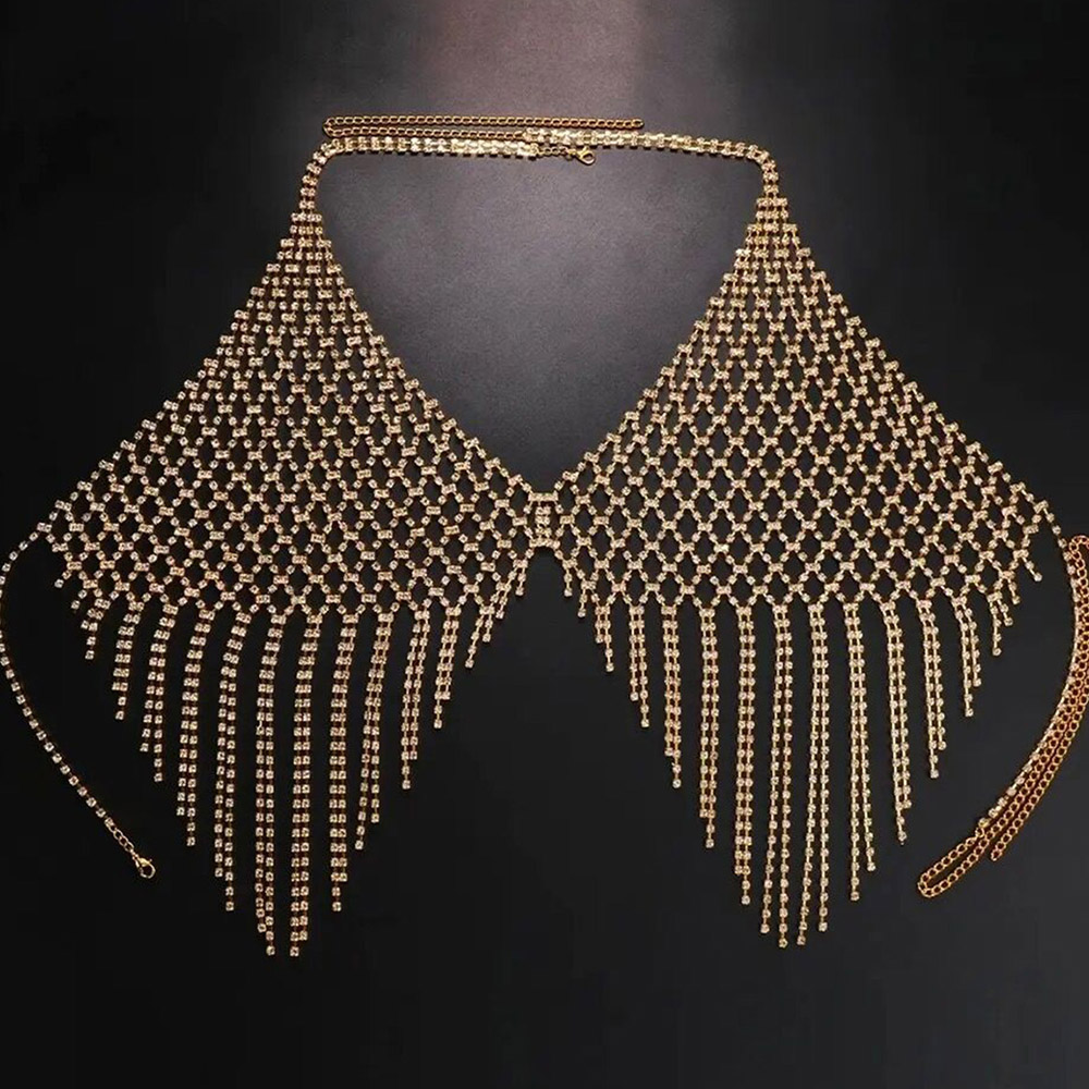 CUIER Hot Sale Full Rhinestone - Body Jewelry Harness incelemesi ve fiyatı