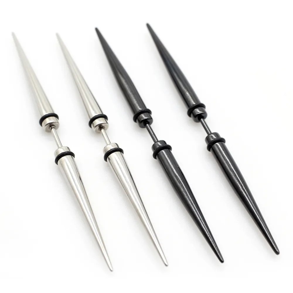 2pcs Unisex Gothic Punk Spike  - Body Jewelry Barbell incelemesi ve fiyatı