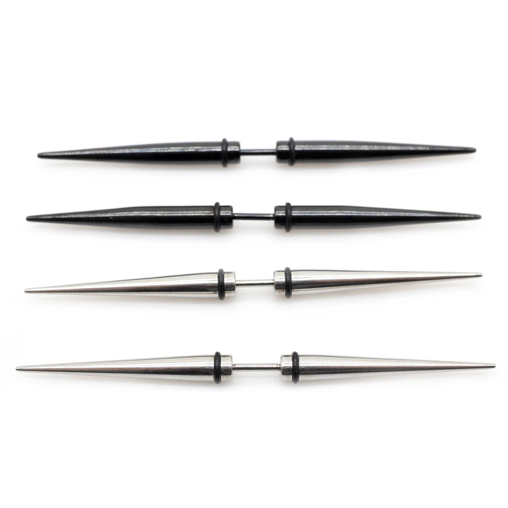 2pcs Unisex Gothic Punk Spike  - Body Jewelry Barbell incelemesi ve fiyatı
