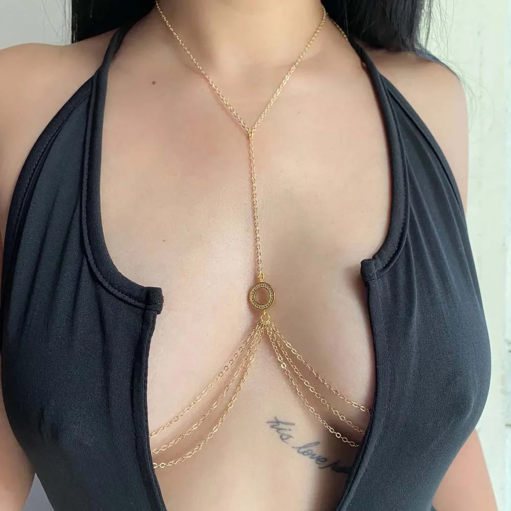 Hollow Round Nipple Chains Non - Body Jewelry Nipple Chain incelemesi ve fiyatı