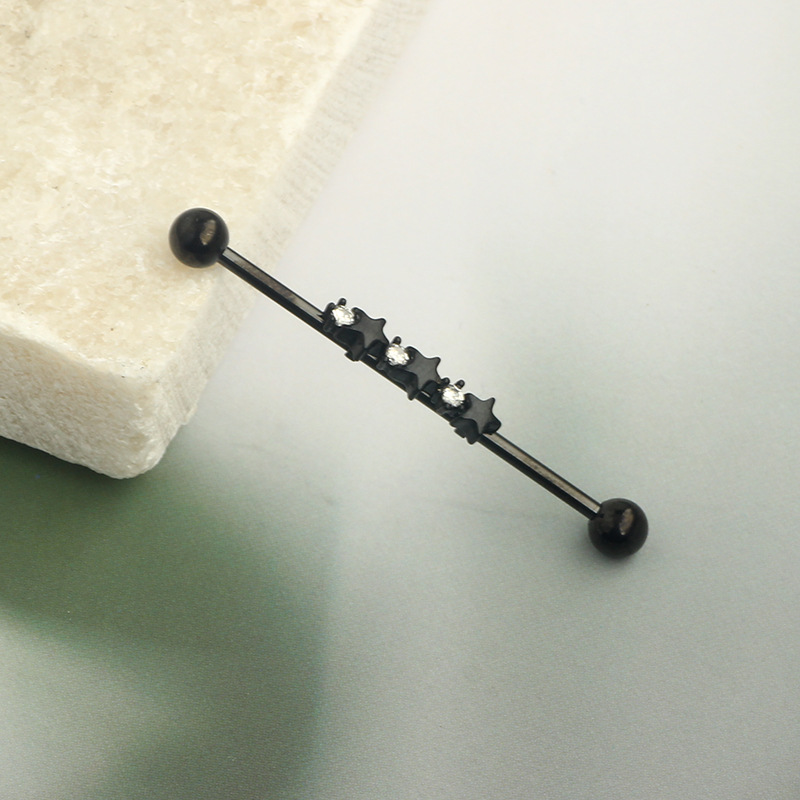 Stainless steel simple star Ba - Industrial Barbell Long incelemesi ve fiyatı