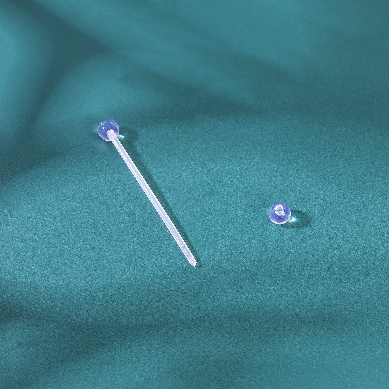 2pcs/12pcs Clear Retainers Pie - Body Jewelry Industrial incelemesi ve fiyatı
