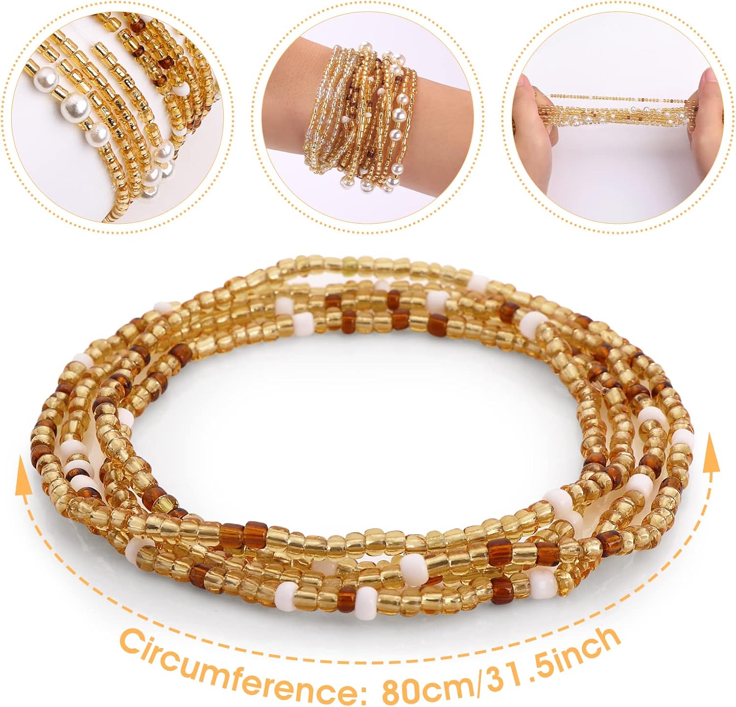 Waist Beads for Women Belly Be - Body Jewelry Online incelemesi ve fiyatı