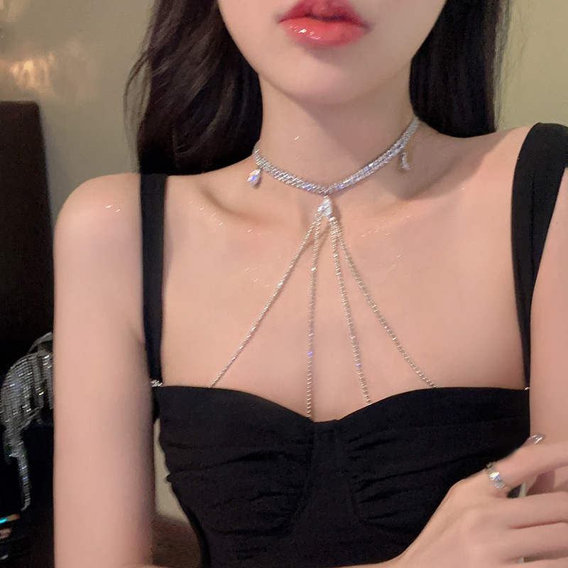 Light Luxury Hanging Neck Mult - Body Jewelry Luxury incelemesi ve fiyatı