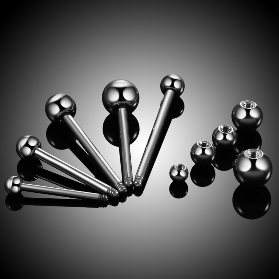 1/5Pcs Titanium Industrial Bar - Industrial Barbell Long incelemesi ve fiyatı