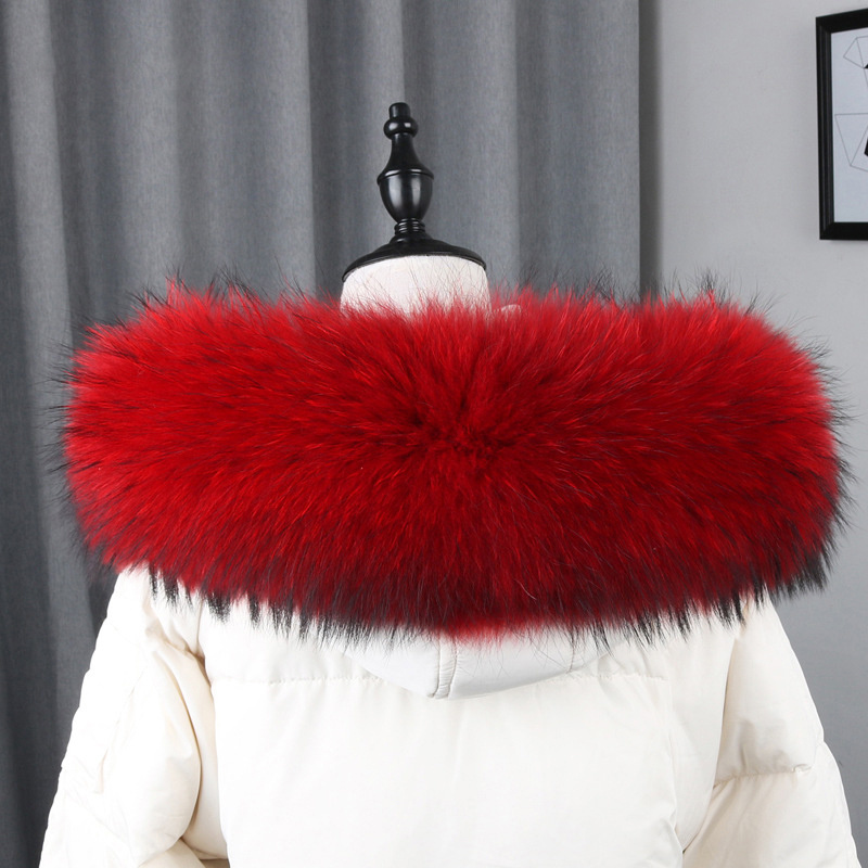 100% Real Fur Collar Coat Wint - Body Jewelry Luxury incelemesi ve fiyatı